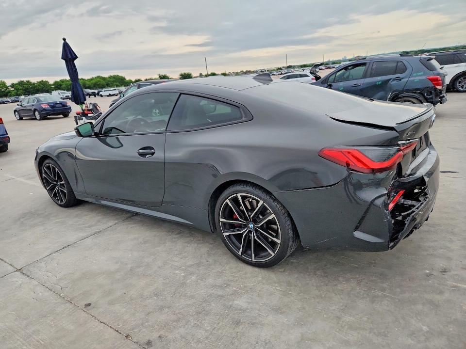 2021 BMW M4 VIN WBA13AR05MCF44163 COPART salvage auction — REAR END, Tx - Certificate Of Title, sold $26,000 on 2026-07-09 (photo 2)