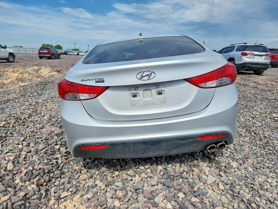 2013 Hyundai Elantra VIN KMHDH6AE4DU007244 COPART salvage auction — FRONT END, MO - SALVAGE CERTIFICATE OF TITLE, sold $925 on 2026-07-08 (photo 6)