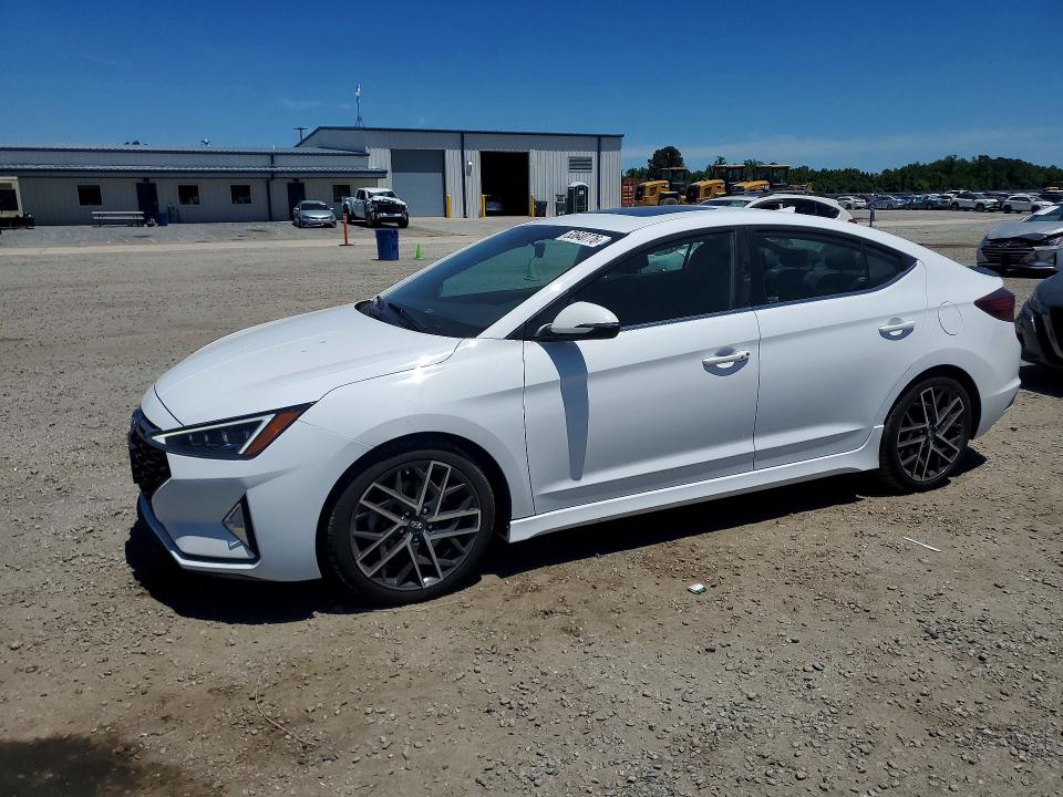 2020 Hyundai Elantra VIN KMHD04LB2LU056357 COPART salvage auction — SIDE, Nc - Salvage Certificate Of Title, sold $2,100 on 2026-07-27 (photo 1)