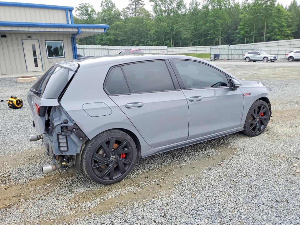 2023 Volkswagen Gti VIN WVWRA7CD5PW191112 COPART salvage auction — REAR END, Nc - Salvage Certificate Of Title, sold $6,700 on 2026-07-23 (photo 3)