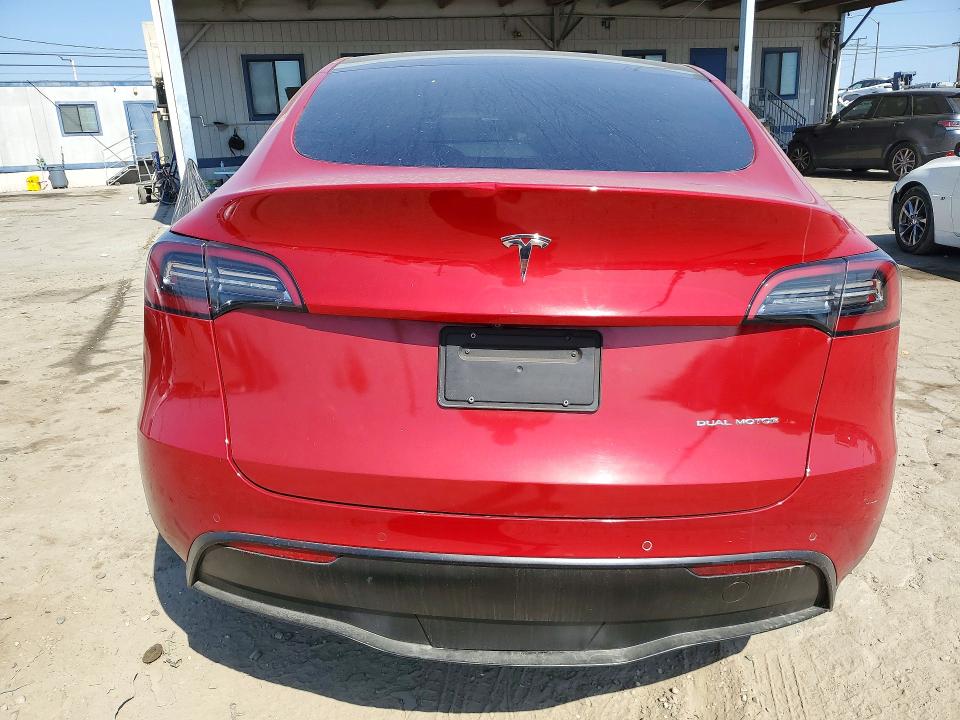 2021 Tesla VIN 5YJYGDEE6MF219207 COPART salvage auction — REAR END, Salvage Title, sold $7,300 on 2026-07-13 (photo 6)