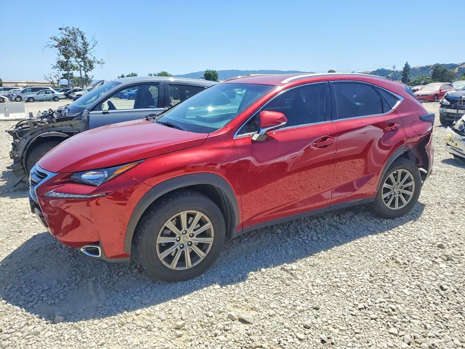 2017 Lexus Nx 200t VIN JTJYARBZ4H2052650 COPART salvage auction — REAR END, Ca - Salvage Certificate, sold $100 on 2026-07-28 (photo 1)