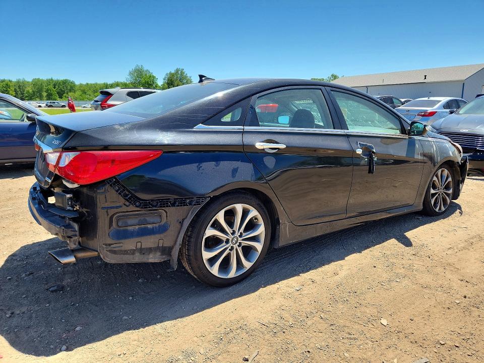 2014 Hyundai Sonata VIN 5NPEC4ABXEH845811 COPART salvage auction — FRONT END, Oh - Cert Of Title-Salvage, sold $550 on 2026-07-16 (photo 3)