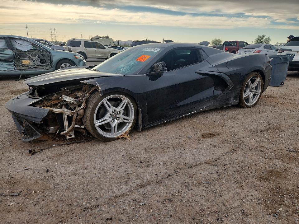2024 Chevrolet Corvette stingray VIN 1G1YC3D40R5126778 COPART salvage auction — ALL OVER, AZ - CERT OF TITLE - SALVAGE, sold $18,600 on 2026-07-31 (photo 1)
