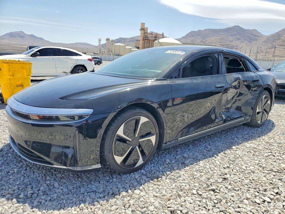 2023 Lucid Air VIN 50EA1PFA9PA021004 — COPART salvage auction photo