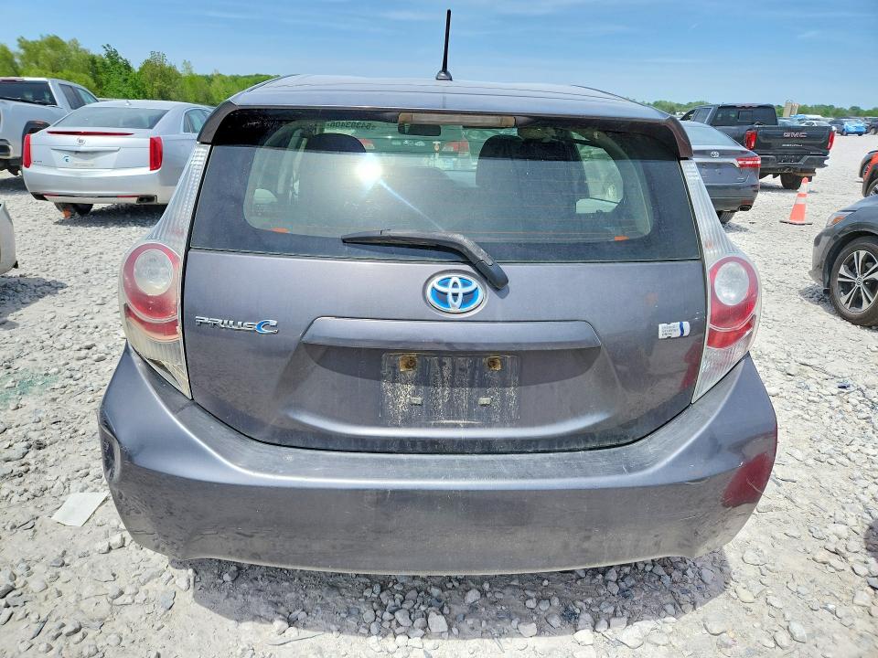 2014 Toyota Prius c VIN JTDKDTB38E1568214 COPART salvage auction — FRONT END, MI - CERTIFICATE OF TITLE, sold $525 on 2026-07-16 (photo 6)