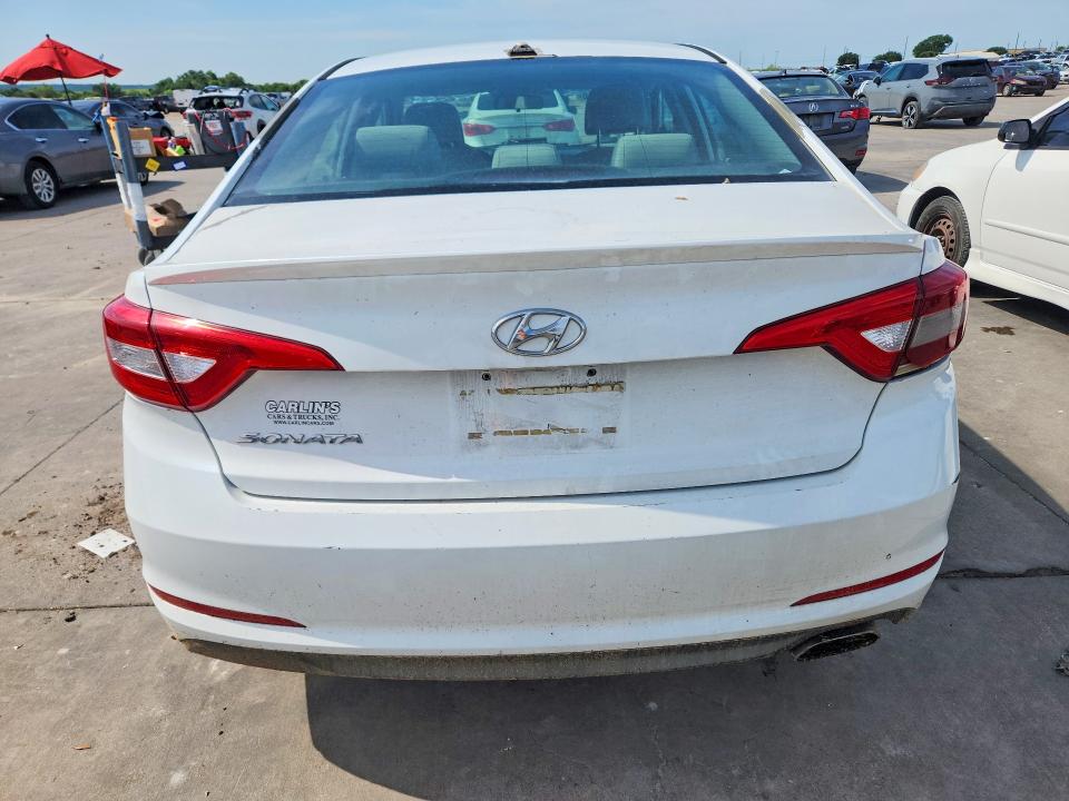 2016 Hyundai VIN 5NPE24AF0GH389858 COPART salvage auction — NORMAL WEAR, Mt - Certificate Of Title, sold $875 on 2026-07-02 (photo 6)