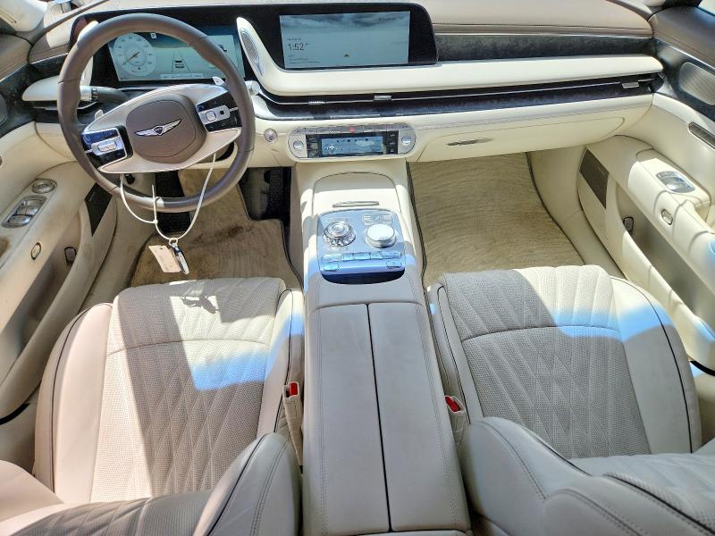 2024 Genesis G90 VIN KMTFC4SDXRU037850 COPART salvage auction — FRONT END, NY - MV-907A SALVAGE CERTIFICATE, sold $26,750 on 2026-07-13 (photo 8)
