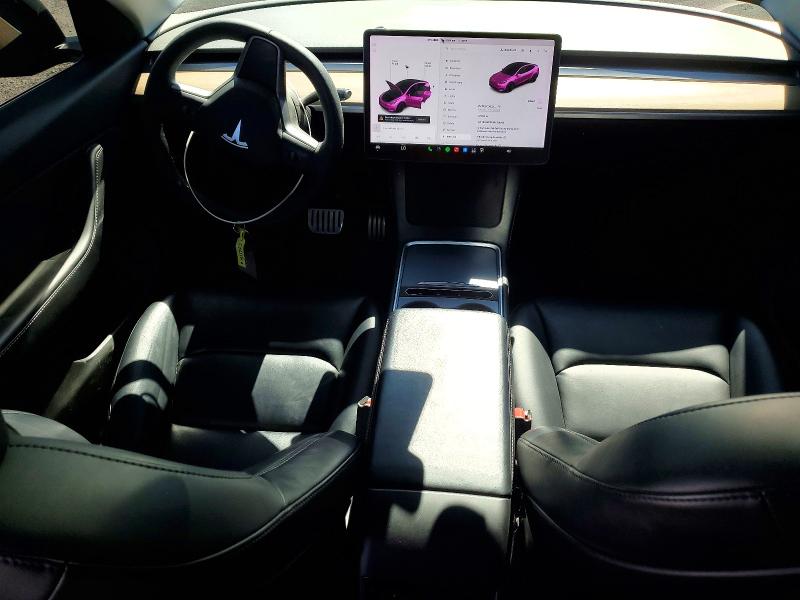 2022 Tesla Model y VIN 7SAYGDEF9NF336843 COPART salvage auction — UNDERCARRIAGE, Ca - Salvage Certificate, sold $7,900 on 2026-07-08 (photo 8)