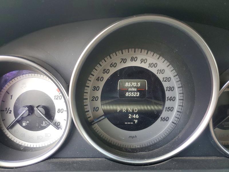2013 Mercedes-benz C-klasse VIN WDDGF8AB6DG120609 COPART salvage auction — FRONT END, Fl - Cert Of Title Slvg Rebuildable, sold $1,650 on 2026-07-10 (photo 9)