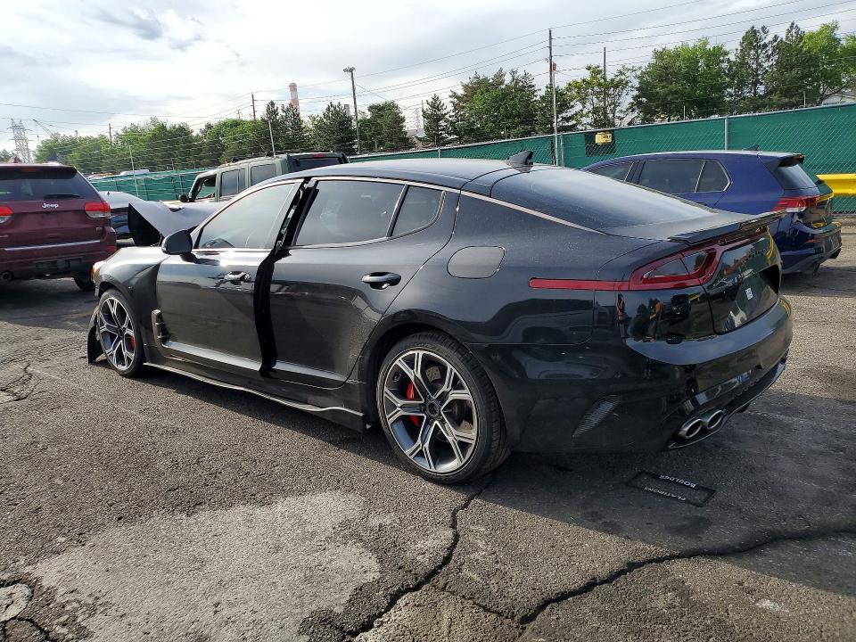 2018 Kia Stinger VIN KNAE35LC1J6039918 COPART salvage auction — FRONT END, Co - Public - Salvage Title, sold $2,150 on 2026-07-21 (photo 2)