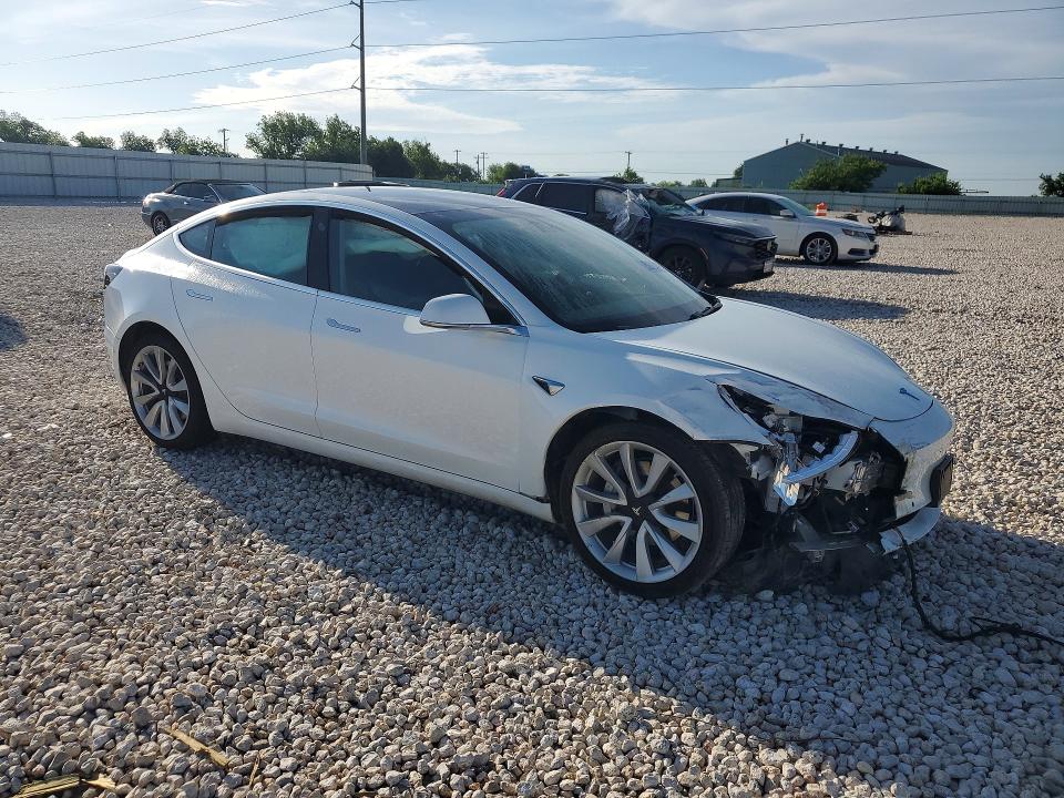 2019 Tesla Model 3 VIN 5YJ3E1EA6KF466607 COPART salvage auction — FRONT END, Tx - Salvage Vehicle Title, sold $100 on 2026-07-09 (photo 4)
