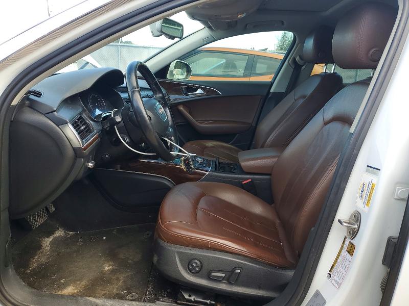 2012 Audi A6 VIN WAUFGCFC1CN141270 COPART salvage auction — FRAME DAMAGE, On - Permit No Brand - Unfit, sold $1,000 on 2026-07-09 (photo 7)