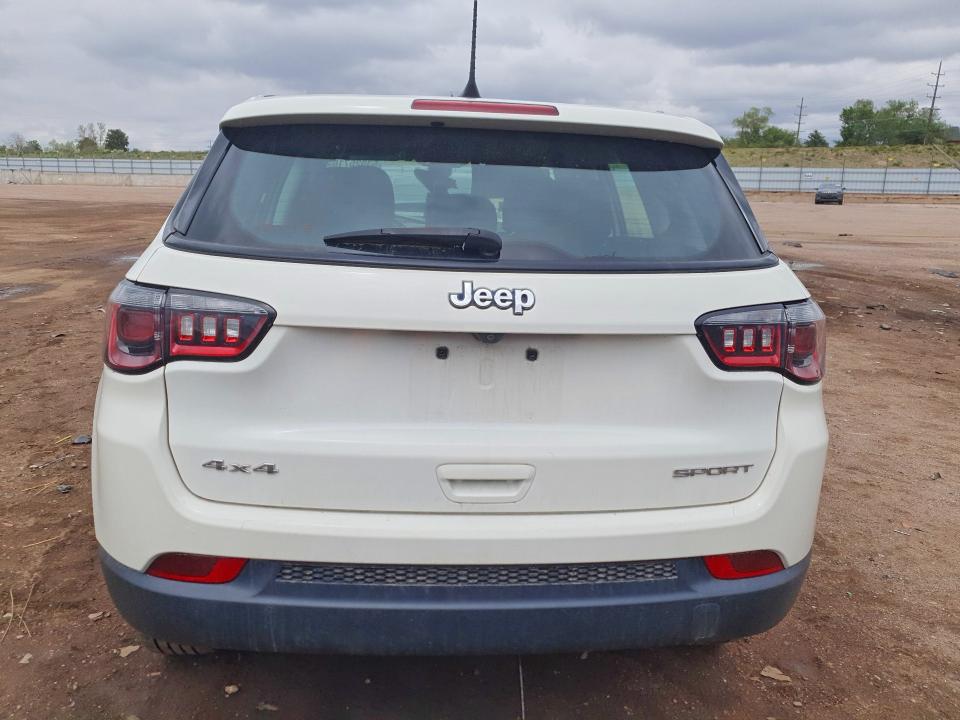 2021 Jeep Compass VIN 3C4NJDAB2MT591354 COPART salvage auction — FRONT END, Id - Salvage Certificate Of Title, sold $2,500 on 2026-08-03 (photo 6)