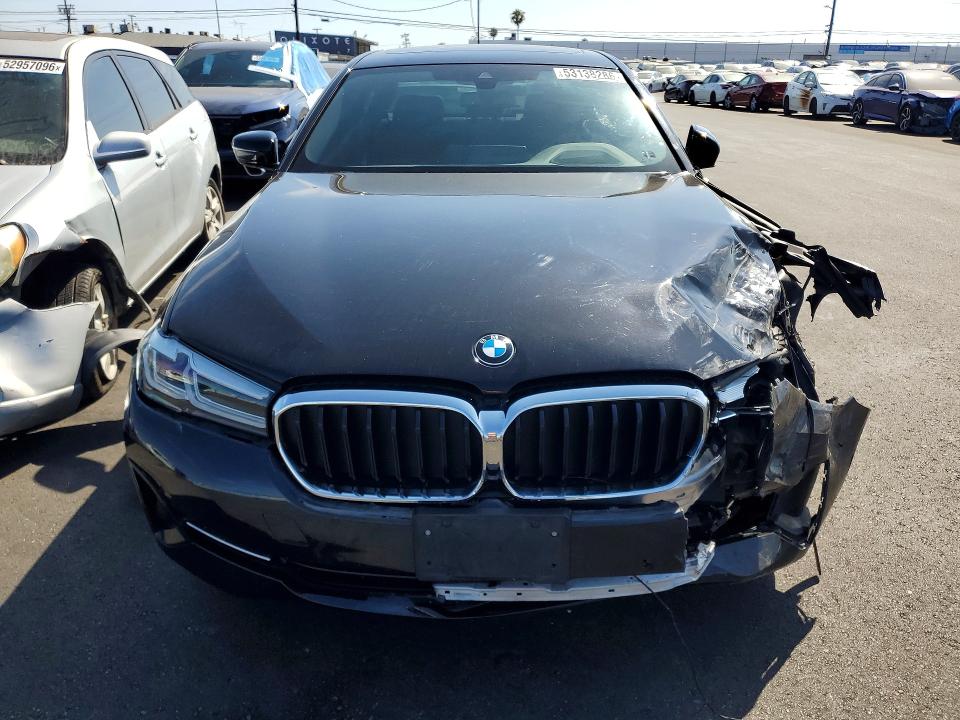 2023 BMW 5er VIN WBA53BH0XPWY28445 COPART salvage auction — FRONT END, Ca - Salvage Certificate, sold $16,400 on 2026-07-27 (photo 5)