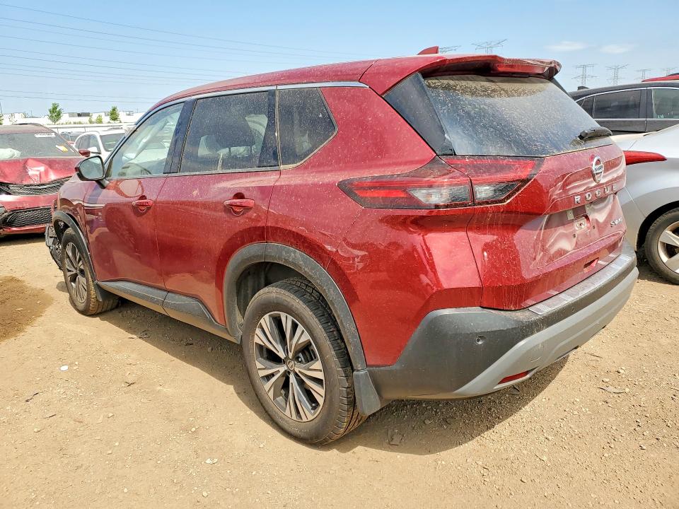2021 Nissan Rogue VIN JN8AT3BB5MW220110 COPART salvage auction — FRONT END, IL - SALVAGE CERTIFICATE, sold $2,850 on 2026-07-28 (photo 2)