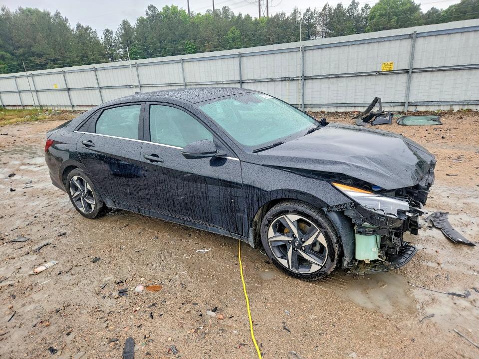 2022 Hyundai Elantra VIN KMHLP4AG5NU340154 COPART salvage auction — FRONT END, Va - Cert Of Title - Salvage, sold $3,400 on 2026-07-06 (photo 4)