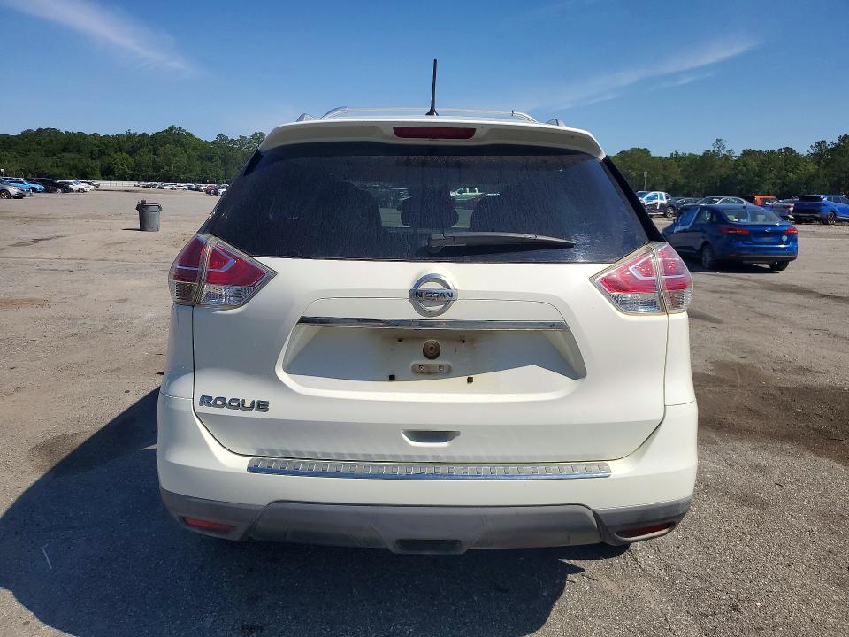 2016 Nissan Rogue VIN KNMAT2MTXGP728017 COPART salvage auction — FRONT END, Ga - Cert Of Title-Salvage, sold $275 on 2026-07-30 (photo 6)