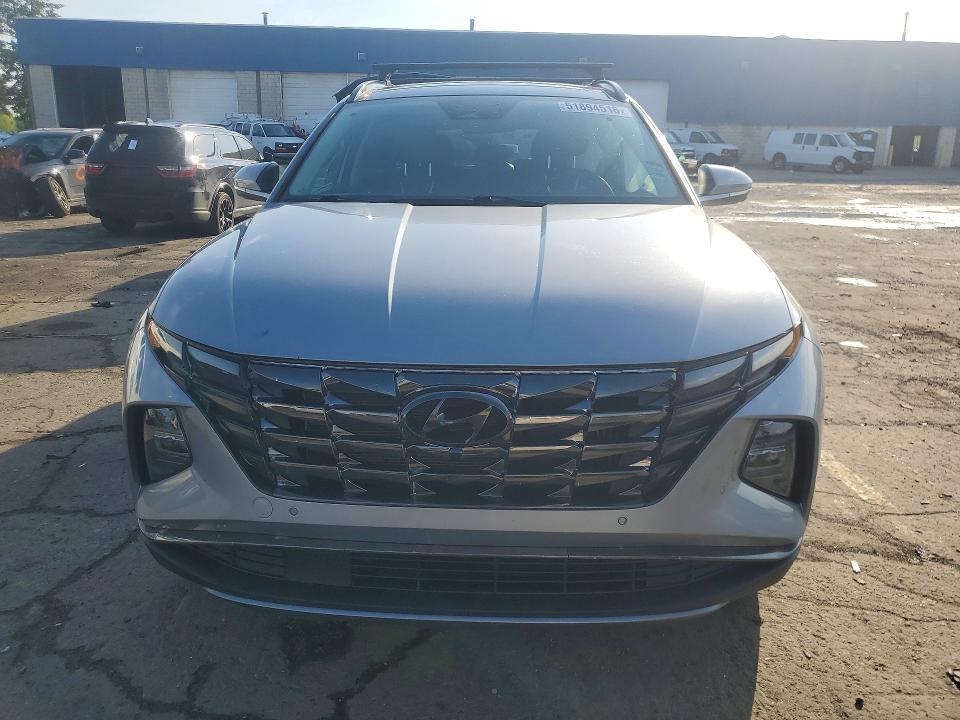 2022 Hyundai Tucson VIN KM8JECA1XNU045425 COPART salvage auction — REAR END, MI - CERT OF TITLE-SALVAGE VEHICLE, sold $10,400 on 2026-07-10 (photo 5)