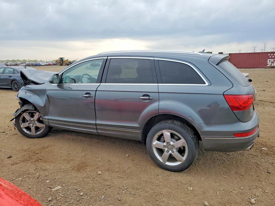 2015 Audi Q7 VIN WA1LMBFE1FD018163 COPART salvage auction — FRONT END, Il - Salvage Certificate, sold $1,050 on 2026-07-07 (photo 2)