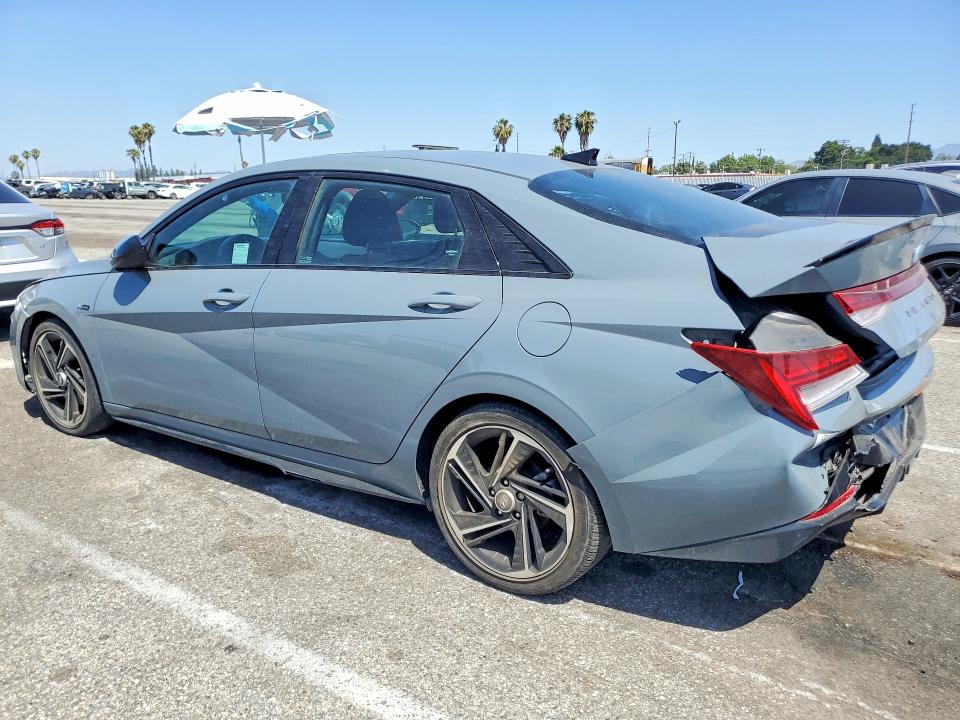 2023 Hyundai VIN KMHLR4AF7PU383091 COPART salvage auction — REAR END, CA - SALVAGE CERTIFICATE, sold $7,400 on 2026-07-24 (photo 2)