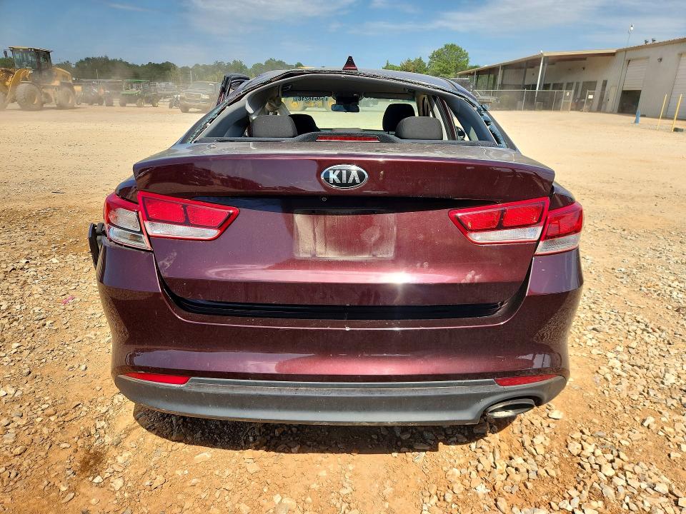 2016 Kia Optima VIN 5XXGT4L37GG084099 COPART salvage auction — SIDE, AL - CERT OF TITLE-SALVAGE TITLE, sold $425 on 2026-07-29 (photo 6)