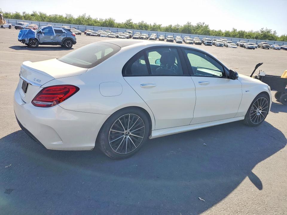 2017 Mercedes-benz C-klasse amg VIN 55SWF6EB2HU192653 COPART salvage auction — FRONT END, Ca - Salvage Certificate, sold $9,000 on 2026-07-09 (photo 3)