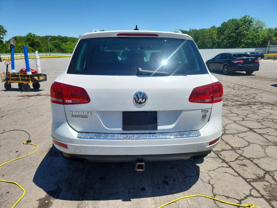 2012 Volkswagen Touareg VIN WVGEK9BPXCD008033 COPART salvage auction — HAIL, Ar - Cert Of Title-Salvage, sold $250 on 2026-07-22 (photo 6)