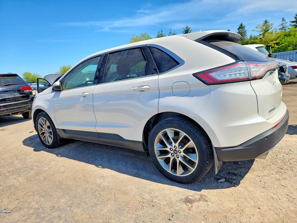 2015 Ford Edge VIN 2FMTK4K81FBB86281 COPART salvage auction — MINOR DENT/SCRATCHES, On - Permit No Brand - Unfit, sold $600 on 2026-07-03 (photo 2)