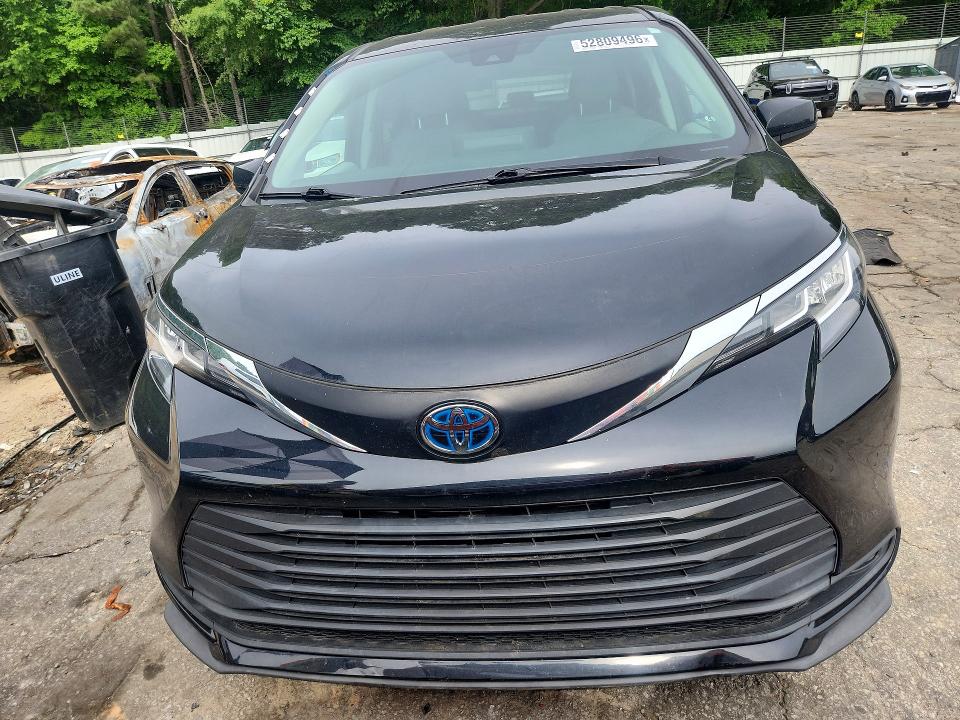 2021 Toyota Sienna VIN 5TDKRKEC9MS004676 COPART salvage auction — REAR END, Ga - Cert Of Title-Salvage, sold $775 on 2026-07-24 (photo 5)