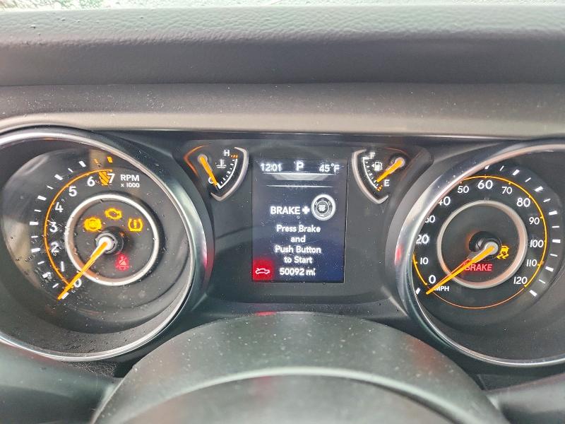 2023 Jeep Gladiator VIN 1C6JJTAG6PL542167 COPART salvage auction — FRONT END, Co - Public - Salvage Title, sold $11,100 on 2026-07-27 (photo 9)