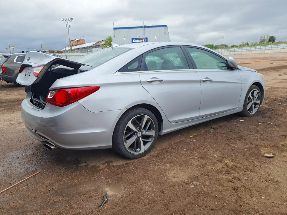 2011 Hyundai Sonata VIN 5NPEC4AC7BH276582 COPART salvage auction — REAR END, Co - Salvage Title, sold $325 on 2026-07-27 (photo 3)