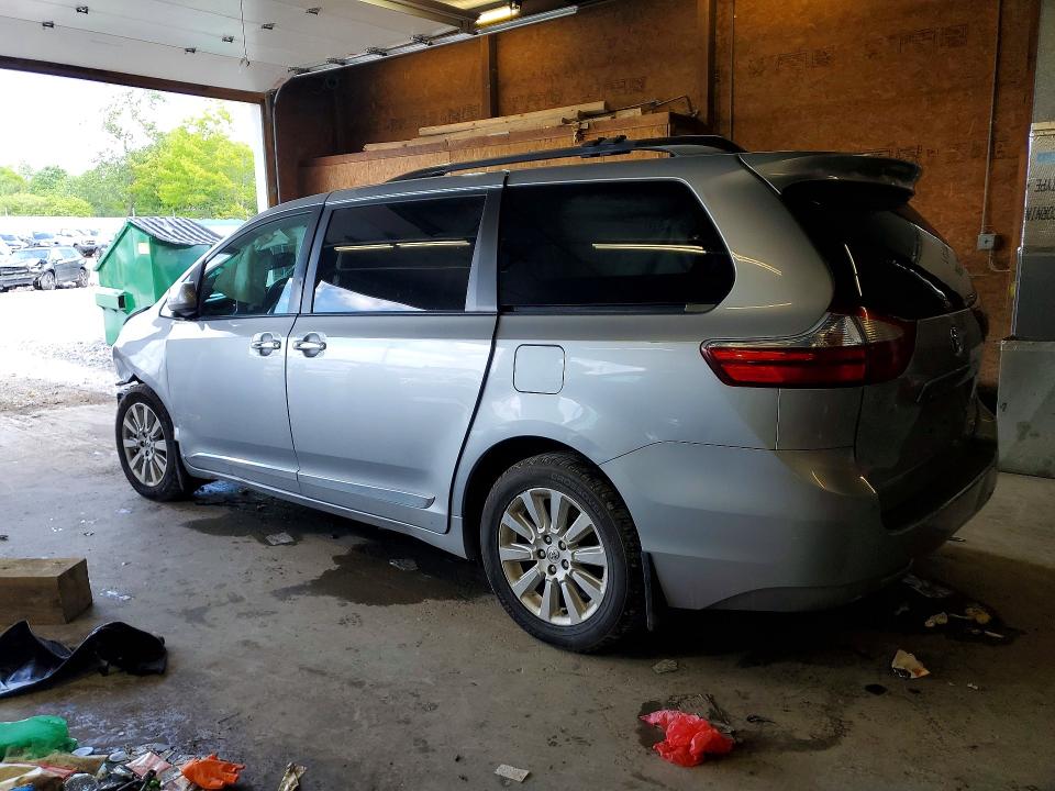2015 Toyota Sienna VIN 5TDDK3DC2FS097564 COPART salvage auction — FRONT END, Pa - Certificate Of Salvage, sold $1,200 on 2026-07-09 (photo 2)