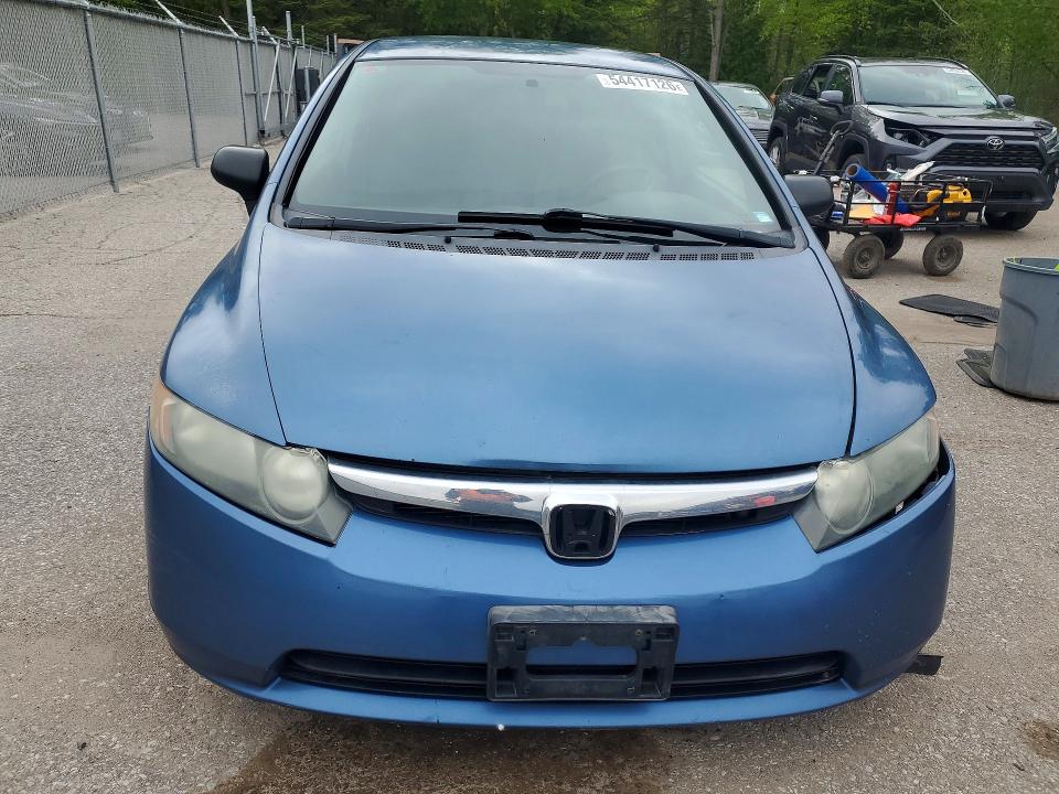 2008 Honda Civic VIN 2HGFA16488H026619 COPART salvage auction — REAR END, On - Permit Salvage, sold $200 on 2026-07-02 (photo 5)