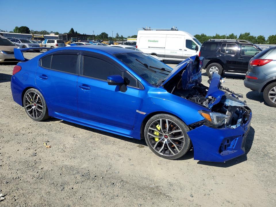 2021 Subaru Wrx VIN JF1VA2S63M9803456 COPART salvage auction — FRONT END, CA - DIS/DLR/EXP ONLY CLEAN TITLE (P), sold $12,800 on 2026-07-28 (photo 4)