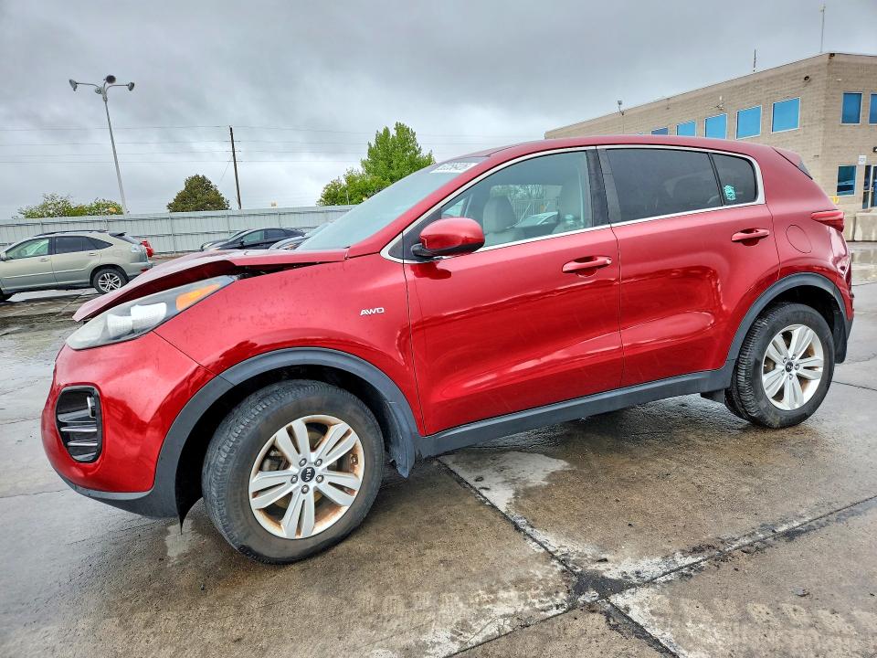 2017 Kia VIN KNDPMCAC7H7186832 COPART salvage auction — FRONT END, Co - Public - Salvage Title, sold $1,400 on 2026-07-27 (photo 1)