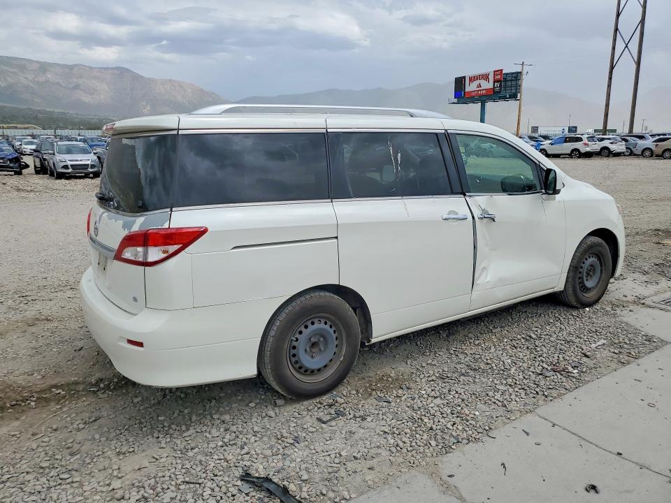 2012 Nissan Quest VIN JN8AE2KP5C9038288 COPART salvage auction — FRONT END, Ut - Salvage Certificate, sold $550 on 2026-07-06 (photo 3)