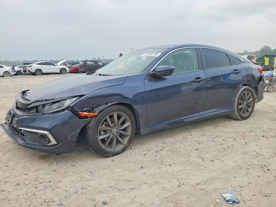 2019 Honda Civic VIN JHMFC1F39KX010656 COPART salvage auction — FRONT END, CA - SALVAGE CERTIFICATE, sold $4,250 on 2026-07-31 (photo 1)