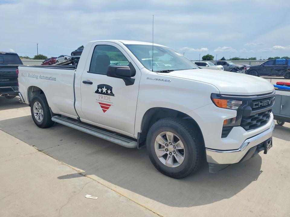 2023 Chevrolet Silverado VIN 3GCNAAED4PG297316 COPART salvage auction — REAR END, Tx - Salvage Vehicle Title, sold $8,500 on 2026-07-02 (photo 4)