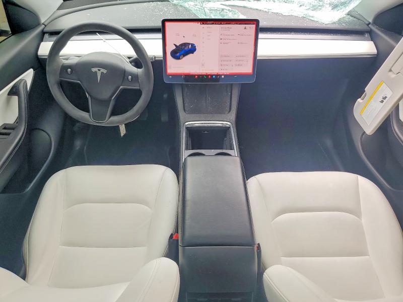 2021 Tesla Model y VIN 5YJYGDEEXMF274842 COPART salvage auction — FRONT END, Ga - Cert Of Title-Salvage, sold $9,300 on 2026-07-24 (photo 8)