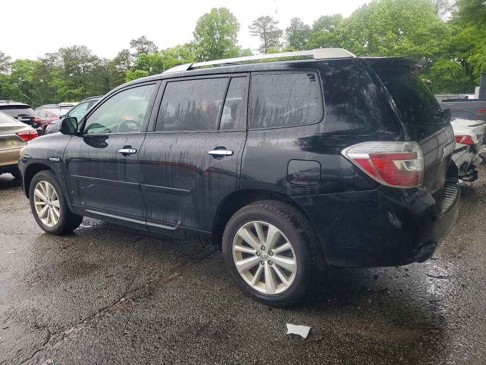 2010 Toyota Highlander hybrid VIN JTEJW3EH8A2042727 COPART salvage auction — REAR END, Ga - Certificate Of Title (P), sold $1,850 on 2026-07-02 (photo 2)