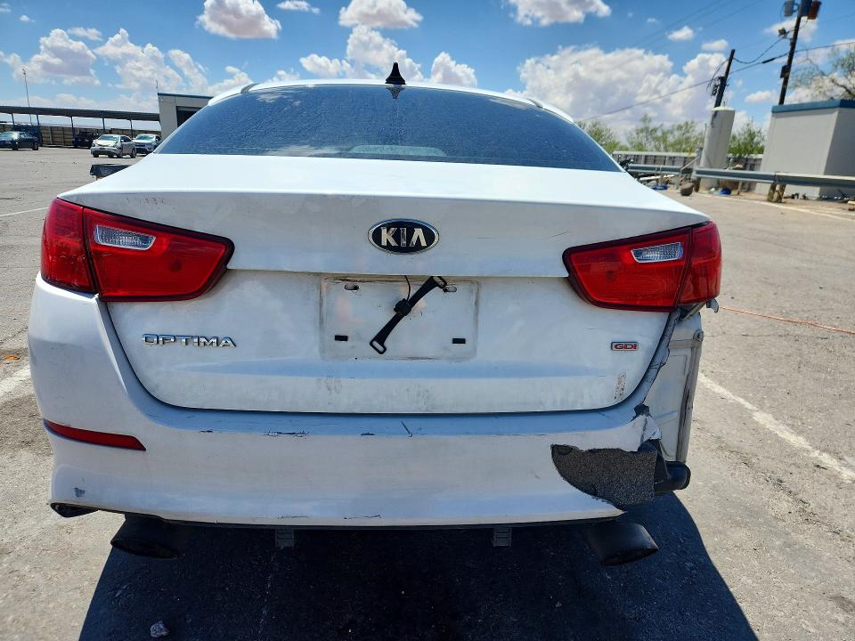 2015 Kia Optima VIN KNAGM4A70F5595530 COPART salvage auction — SIDE, Tx - Salvage Vehicle Title, sold $125 on 2026-07-31 (photo 6)