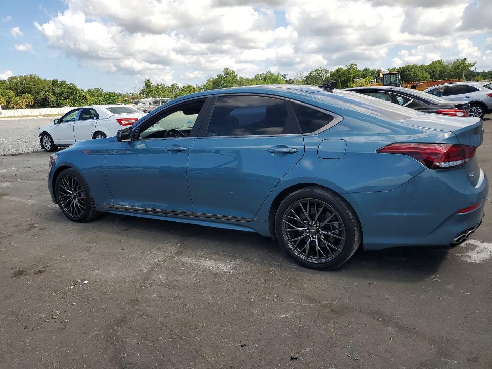 2018 Genesis G80 VIN KMHGN4JB9JU223148 COPART salvage auction — REAR END, Fl - Cert Of Title Slvg Rebuildable, sold $11,200 on 2026-08-03 (photo 2)