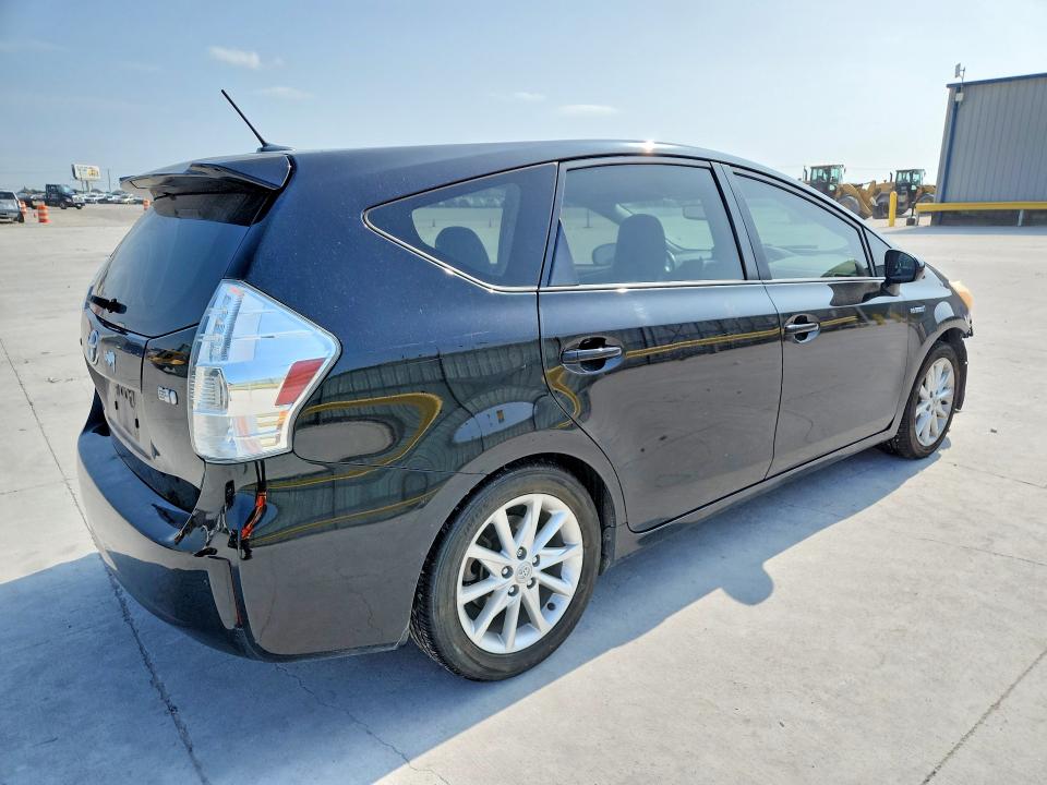 2013 Toyota Prius VIN JTDZN3EU6D3206160 COPART salvage auction — FRONT END, Tx - Salvage Vehicle Title, sold $1,850 on 2026-07-31 (photo 3)