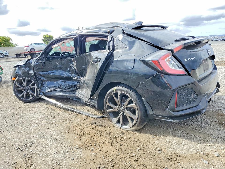 2019 Honda Civic VIN SHHFK7G45KU222395 COPART salvage auction — SIDE, Ca - Salvage Certificate, sold $2,700 on 2026-07-24 (photo 2)