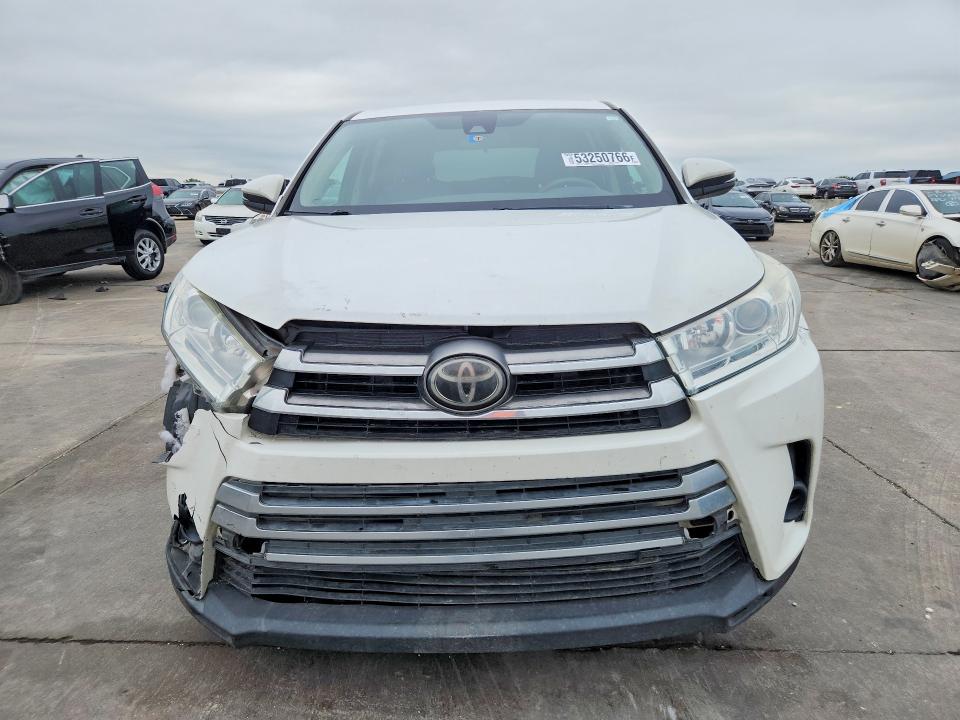 2018 Toyota VIN 5TDZZRFH3JS239636 COPART salvage auction — FRONT END, Tx - Salvage Vehicle Title, sold $4,650 on 2026-07-02 (photo 5)
