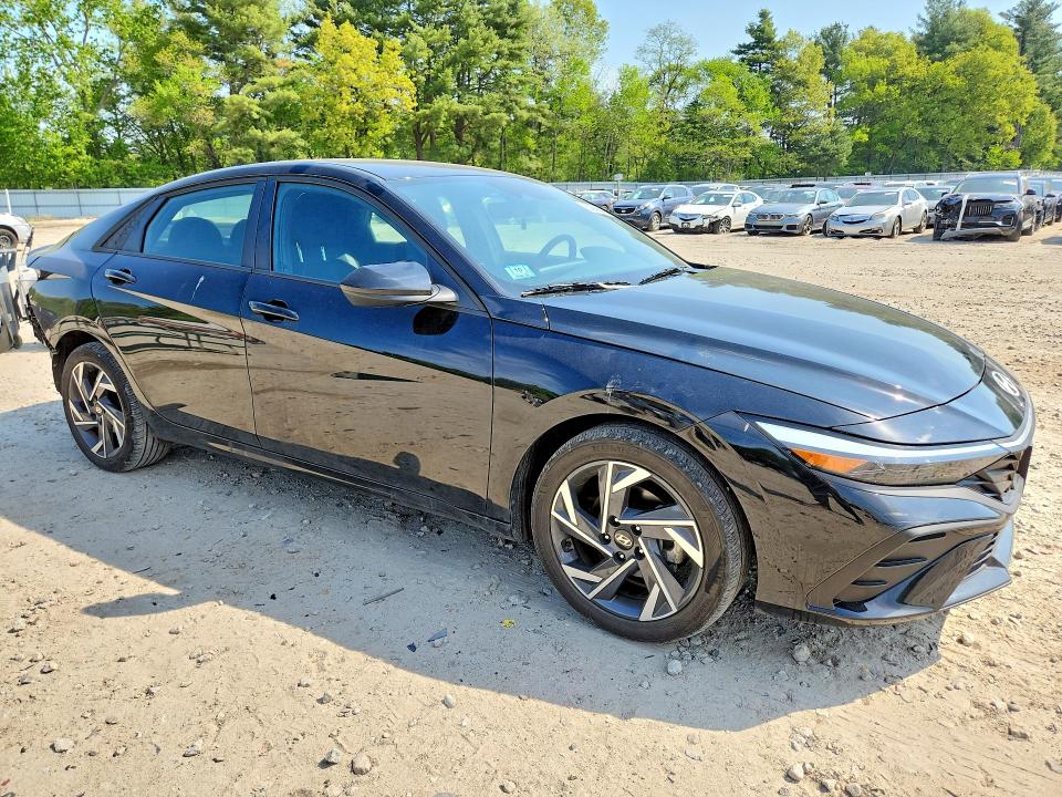 2025 Hyundai Elantra VIN KMHLM4DG6SU054314 COPART salvage auction — REAR END, Salvage Title, sold $6,500 on 2026-07-20 (photo 4)