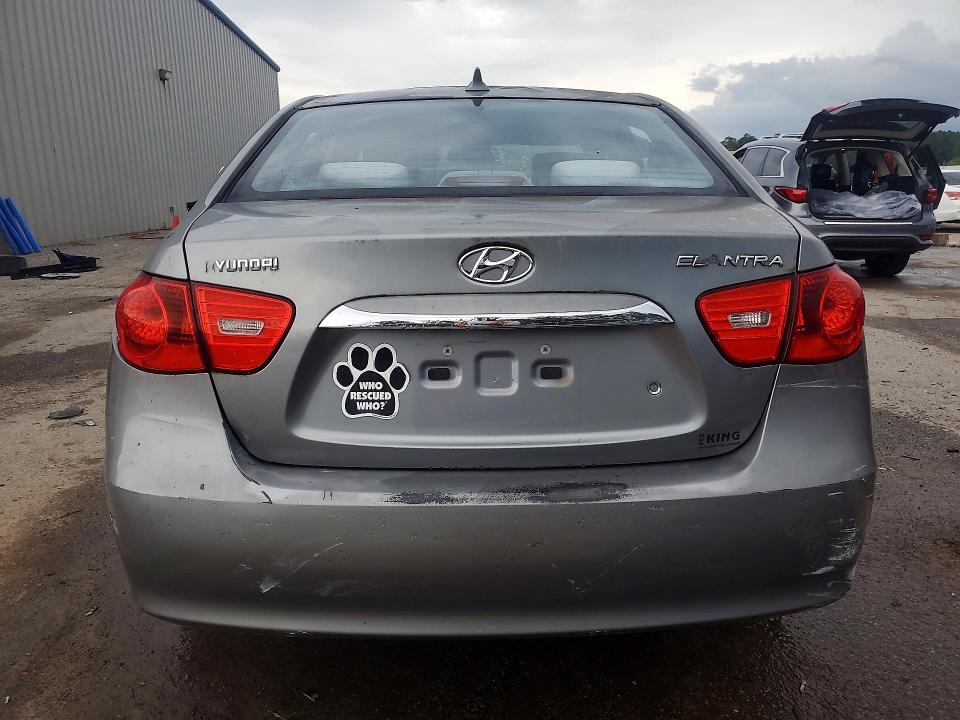 2010 Hyundai Elantra VIN KMHDU4AD6AU167399 COPART salvage auction — SIDE, Sc - Cert Of Title-Salvage, sold $725 on 2026-07-06 (photo 6)