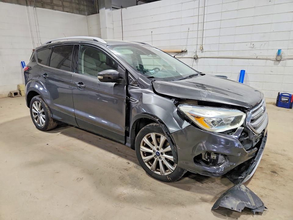 2017 Ford Escape VIN 1FMCU0J91HUB56742 COPART salvage auction — FRONT END, Mn - Cert Of Title-Prior Salvage, sold $1,550 on 2026-07-02 (photo 4)