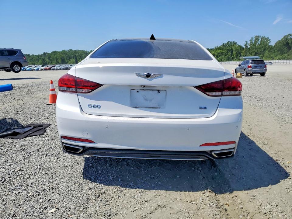 2018 Genesis G80 VIN KMHGN4JE4JU226470 COPART salvage auction — FRONT END, Sc - Cert Of Title-Salvage, sold $200 on 2026-07-13 (photo 6)